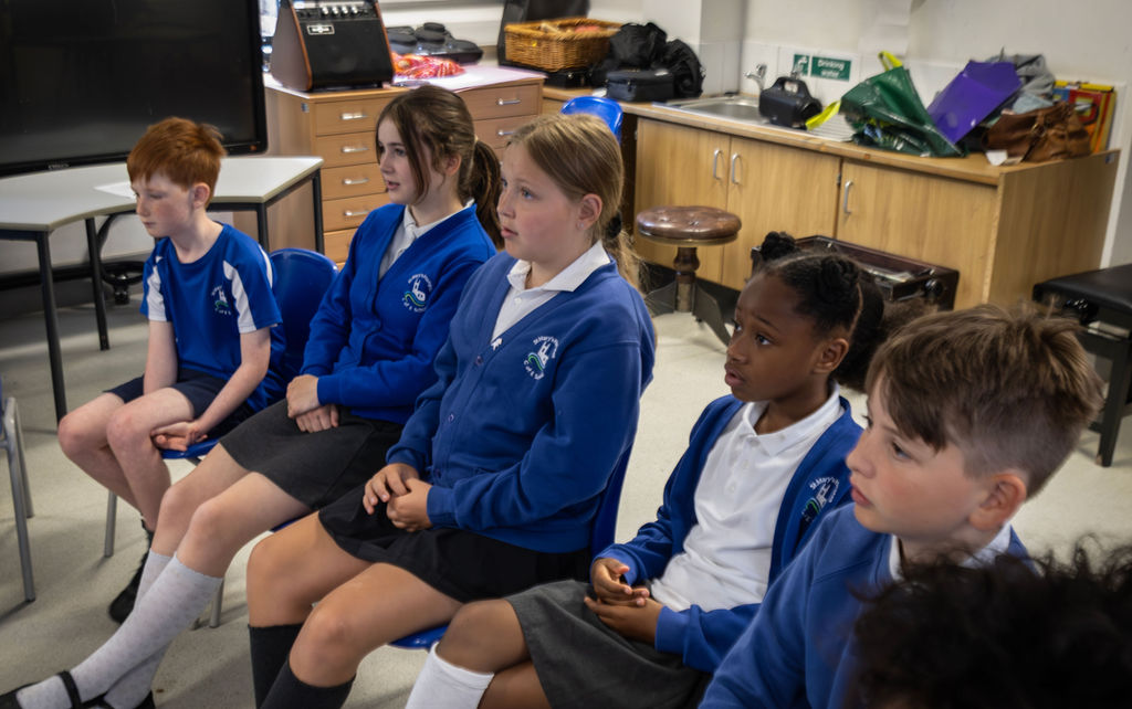 Small group of children